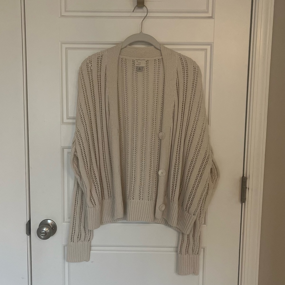 SALE A New Day Cream Cardigan | XL